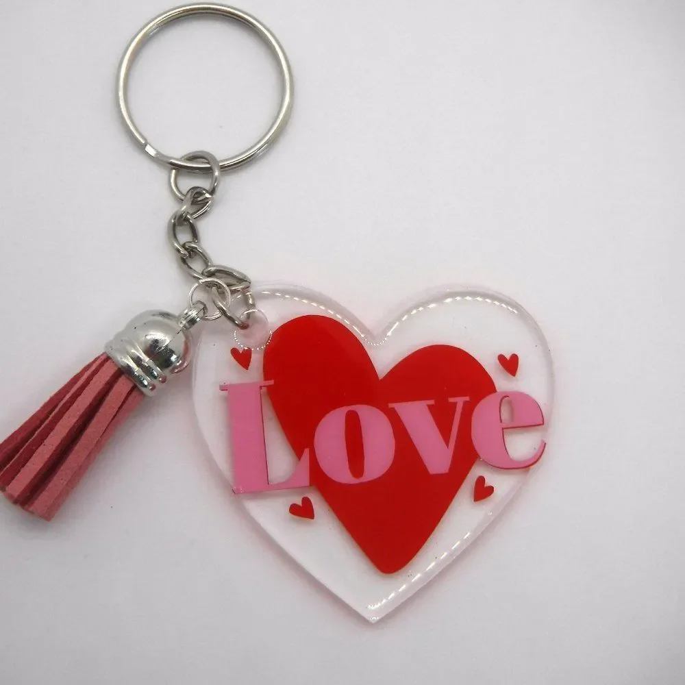 Hand Crafted keychains acrylic